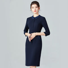 Women's Commuter Ol Temperament Dress Slim Waist Shopping