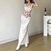 Image of Slim-fitting Suspenders Vest Fashion High Waist Skirt Suit Shopping