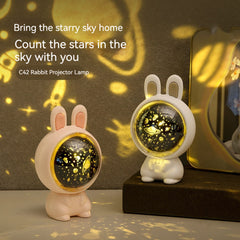 Creative Rabbit Star Light Projector Lamp Children Home Decor Shopping