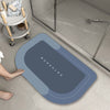 Image of Cushion Cushion Bathroom Sliding  Door  Floor  Bathroom Foot Mat Shopping