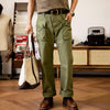 Image of Men's Army Green Loose Straight Wide-leg Casual Pants Shopping