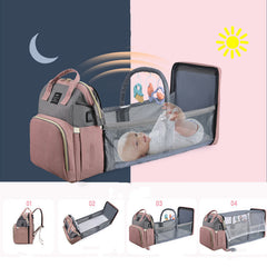 New Mummy Baby Crib Backpack Large Capacity Out Milk Insulated Bag Women Shopping