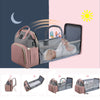 Image of New Mummy Baby Crib Backpack Large Capacity Out Milk Insulated Bag Women Shopping