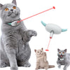 Image of Automatic Cat Toy Smart Laser Teasing Cat Collar Electric USB Charging Kitten Amusing Toys Interactive Training Pet Items Shopping