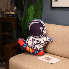 Simulation Space Series Plush Pillow Toys Astronaut Spaceman Rocket Spacecraft Stuffed Doll Nap Pillow Kids Birthday Gifts Shopping