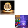 Image of LED Water Ripple Ambient Night Light USB Rotating Projection Crystal Table Lamp RGB Dimmable Home Decoration 16 Color Gifts Shopping