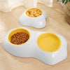 Image of Egg-shaped Pet Bowl Drinking Water Single Bowl Double Bowl Dog Bowls Cute Pet Feeding Bowl Egg Yolk Shaped Food And Water Elevated Bowl Feeder Shopping