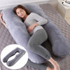 Image of Summer Sleeping Support Pillow For Pregnant Women U Shape Maternity Pillows Pregnancy Ice Silk Shopping