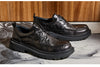 Image of Casual Leather Shoes Men's Summer New Lace Up Round Toe Cowhide Shopping