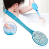 Image of Long Handle Bath Body Brush Soft Back Shower Exfoliating Skin Scrubber Massager Shopping