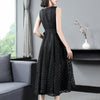 Image of Spring And Summer Elegant Socialite Overknee Long Dinner Sleeveless Dress Shopping