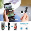 Image of Lavalier Mini Microphone Wireless Audio Video Recording With Phone Charging  Wireless Lavalier Microphone Broadcast Lapel Microphones Set Short Video Recording Chargeable Handheld Microphone Live Stre Shopping