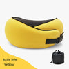 Image of Travel Neck Pillow Non-Deformed Airplane Pillow Travel Neck Cushion Durable U-Shaped Travel Memory Cotton Nap Neck Pillow Shopping