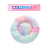 Image of Fluffy Donut Dog Bed  Warm Soft Long Plush Pet Cushion Dog House Cat  Bed Washable Pet Sofa Mat Calming Samll Large Dog Beds Shopping