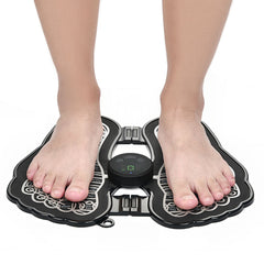 Rechargeable Foot Massage Instrument Pedicure Foot Pad EMS Pulse Foot Relaxation Massager Shopping111