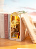 Image of Robotime Rolife Book Nooks Series Stories In Books 4 Kinds DIY Wooden Miniature House Furniture Sakura Densya TGB01 Dropshipping Shopping