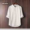 Image of Men's Linen Vintage Plus Size Shirt Shopping