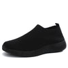 Image of Flying Knit Sneakers Men's Mesh White Shoes Black Casual Sneakers Shopping