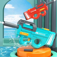 New P90 Electric Water Gun High-Tech Kids Toys Outdoor Beach Pool Large Capacity Summer Gel Blasting Water Gun For Adults Shopping