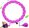 Image of Custom Knots Weighted Hoola Fitness Hoop Smart Hula Thin Waist Weight Loss Knots Weighted Hoola Fitness Hoop Smart Hula Thin Waist Weight Loss Shopping