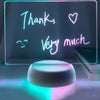 Image of 3D Light Acrylic Panel Handwritten Message Board Shopping