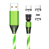 Image of 540 Rotate Luminous Magnetic Cable 3A Fast Charging Mobile Phone Charge Cable For LED Micro USB Type C For I Phone Cable Shopping111