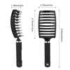 Image of Curved Vented Boar Bristle Styling Hair Brush, For Any Hair Type Men Or Women Shopping