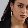 Image of Creative Asymmetric Simple Women's Long Earrings Shopping