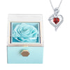 Image of Fashion Creative Rose Jewelry Box Necklace Suit Shopping