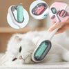 Image of Cat Hair Brush With Water, Sticky Brush For Cats, 4 In-1 Cat Grooming Brush Creative Update Cat Dog Grooming Comb With Water Tank Double-Sided Hair Removal Brush Kitten Pet Supplies Accessories Shopping