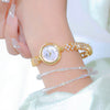 Image of Mermaid Light Luxury Diamond Small Gold And Silver Chain Watch Shopping