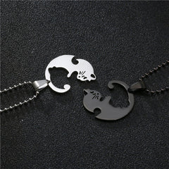 Female Autumn Winter Sweater Titanium Steel Male Pendant Hip Hop Necklace Shopping