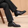 Image of Leisure British Leather Square Toe Shoes Shopping