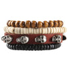 Image of Men's Punk Woven Leather Bracelet Shopping