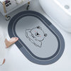 Image of Cushion Cushion Bathroom Sliding  Door  Floor  Bathroom Foot Mat Shopping