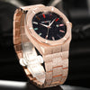 Image of Full Diamond Luxury Oak Men's Watch Shopping