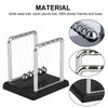 Image of Newtons Cradle Steel Balance Ball Physics Science Pendulum Early Development Educational Desktop Toy Gift Office DecorationNewtons Cradle Pendulum Balance Ball Perpetual Motion Physics Decor Gift Shopping