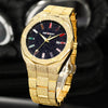 Image of Full Diamond Luxury Oak Men's Watch Shopping