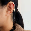 Image of Creative Simple Non-pierced Ear Clip Five-piece Set Shopping