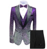 Image of Sequin Men's Suit Three Piece Set Shopping