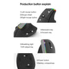 Image of Colorful M618C RGB Vertical Wireless Ergonomic Hand-held Straight Mouse Shopping