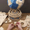 Image of Robotime Globe Earth 567pcs 3D Wooden Puzzle Games Ocean Map Ball Assemble Model Toys Xms Gift for Children Boys Dropshipping Shopping