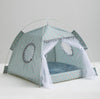 Image of Cat Tent Cat Cat House Enclosed Pet Bed Shopping