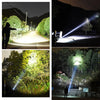 Image of High Power 12000000 Lumen Ultra Bright Aluminum Flashlight LED Rechargeable UK Shopping