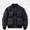 Image of Multi-pocket Flying Loose Fashion Baseball Jacket For Men Shopping