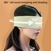 Image of Silk Cotton Padded Eye Full Cover Block Light Blindfold Double Face Warm Cold Sleeping Masks For Women Soft And Comfortable Blindfold For Travelling Shopping