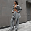 Image of Loose And Comfortable Double-layer Crepe Pajamas Two-piece Set Ladies' Homewear Shopping