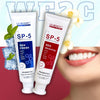 Image of WE2C Whitening Toothpaste Teeth Cleaning Toothpaste Remove Plaque Remove Stains Oral Ordor Cleaning Bright Teeth Breath, Jasmine, Mint Gum Protection Foam Foaming SP5 Cleansing Shopping