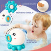 Image of Octopus Fountain Bath Toy Water Jet Rotating Shower Bathroom Toy Summer Water Toys Sprinkler Beach Toys Kids Water Toys Shopping