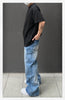 Image of Men's American High Street Loose Straight Leg Micro Flared Pants Shopping